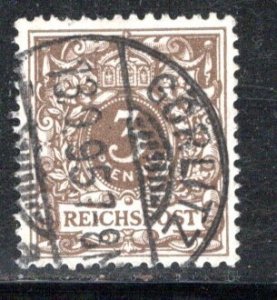 Germany Reich Scott # 46, used, experts h/s, Mi 45b