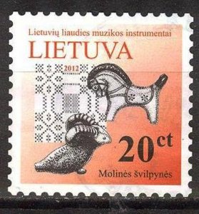 Lithuania 2012 Musical Instruments Mi. 1088 I Used / CTO