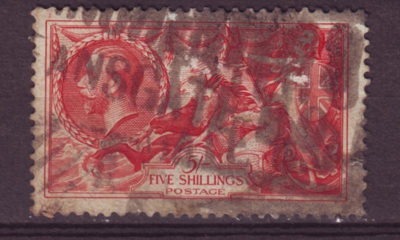 J13816 JLstamps 1934 great britain used #223 britannia $60.00scv