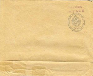 German East Africa Higgins & Gage Provisional Envelope Unused with hinge rein...