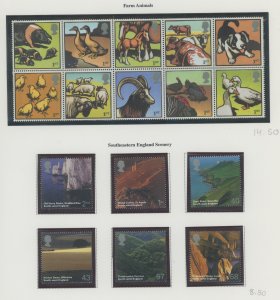 Great Britain #2251-2266 Mint (NH) Single (Complete Set) (Animals) (Fauna)