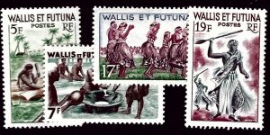 Wallis & Futuna SC#154-157 Mint VF...!!