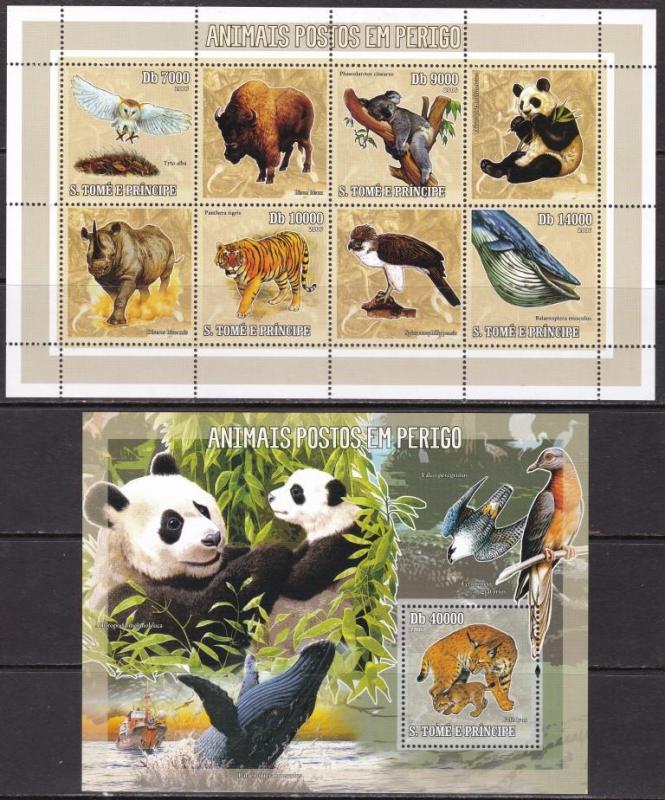 Sao Tome and Principe, Fauna, Animals, Birds MNH / 2006