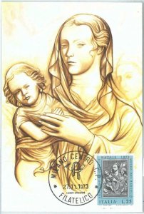 72662 - ITALY - Postal History - FDC MAXIMUM CARD -  ART  religion DUCCIO 1973