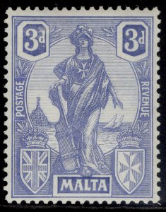 MALTA GV SG130, 3d cobalt, LH MINT. Cat £10.