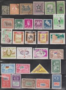 LIBERIA - Collection Of Mostly Used Stamps - Good Value - CV $65.00