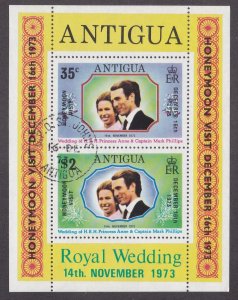 Antigua # 324a, Princess Annes Wedding Overprinted for Honeymoon Visit, used