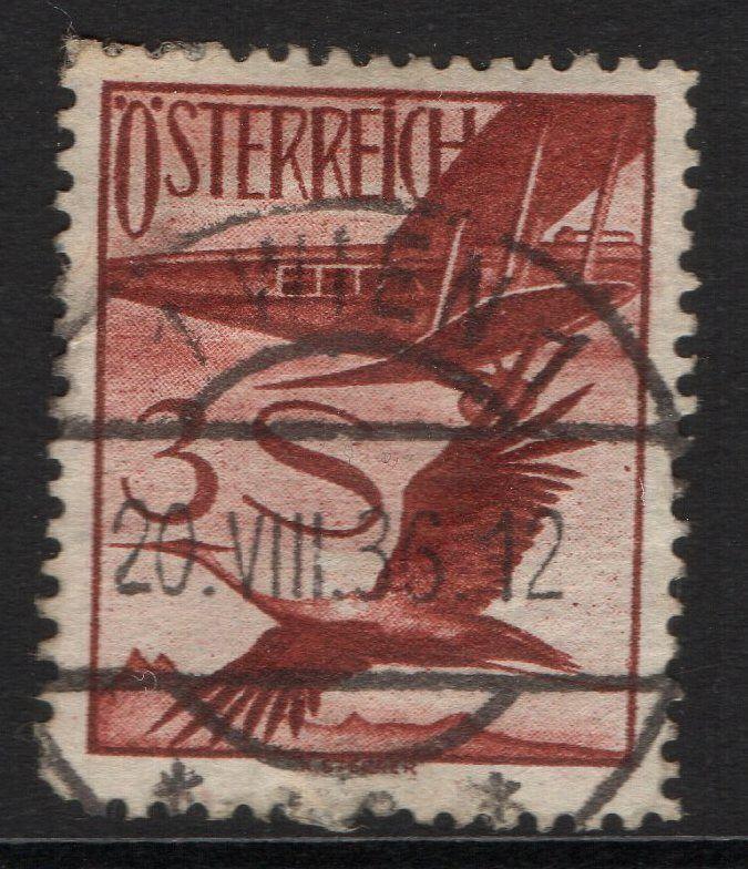 AUSTRIA SG633 1926 3s RED-BROWN USED