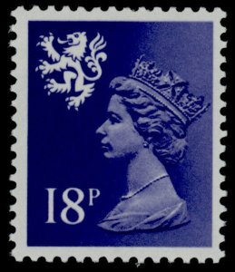 Great Britain - Scotland SMH33 MNH Queen Elizabeth Machin Head