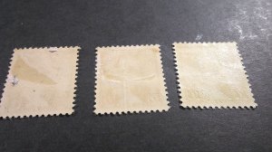 Greenland 1938 First Issue Scott# 1, 2, 3 Mint VF-XF Hinged Short set of 3