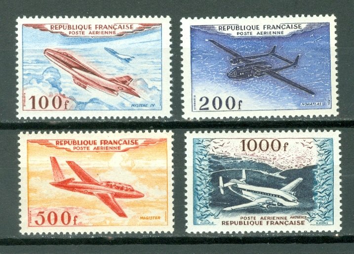 FRANCE AIR SCARCE SET #C29-32...MNH...$281.00