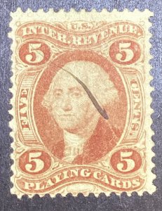 US Scott # R28c F-  VF used CV $ 40 / Price $  15 + $1 shipping