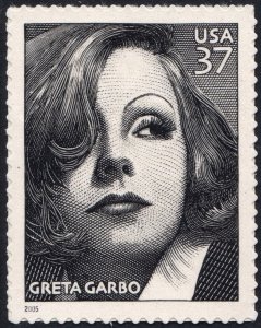 SC#3943 37¢ Greta Garbo Single (2005) SA