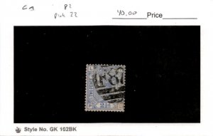 Great Britain, Postage Stamp, #82 (PL# 22) Used, 1881 Queen Victoria (AM)