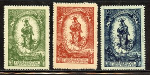 Liechtenstein #47-49, Mint Never Hinge.