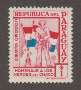 Paraguay - Scott # C238  War Heroes  - MH  (Heavily Hinged)