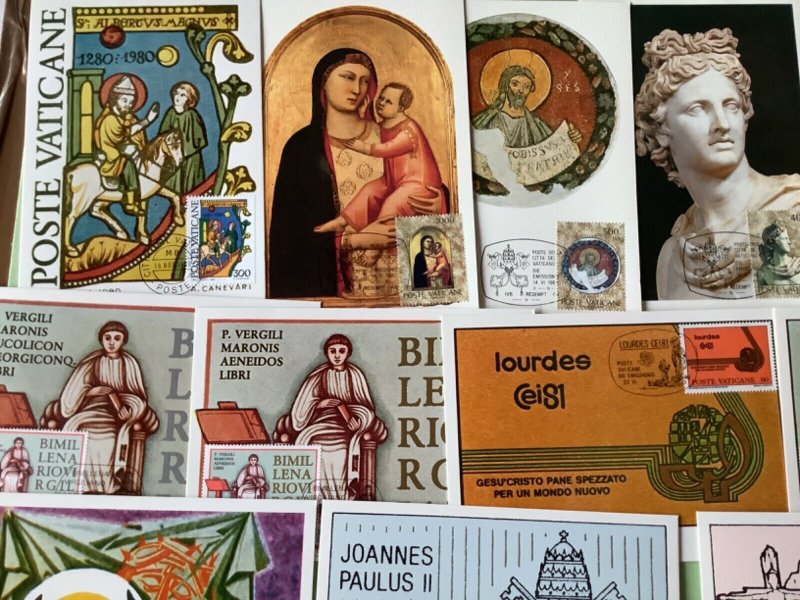 Vatican postal postcards  21 items Ref A2017