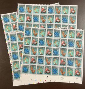 2700-2703 Lot of 4  Minerals MNH 29 cent sheets  of 40 FV $46.40 1992