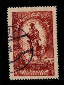 LIECHTENSTEIN Scott 48 Used stamp from 1920 set