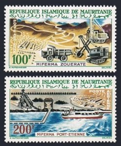 Mauritania C20-C21,MNH.Michel 202-203. Open-pit Mine.Port Etienne,1963.