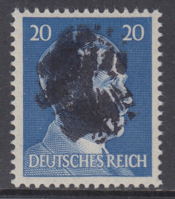 Germany Soviet Zone SBZ - LOCAL BURGSTEIN 20Pf HITLER head - Expertized Valicek