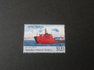 Australia Anarctic Territory 1991 Sc L82 ship MNH