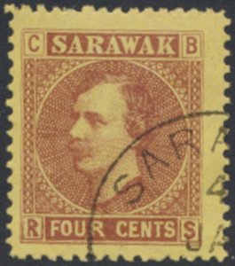 Sarawak    SC# 4  Used   see details & scans