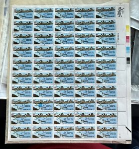 US 1985 44c Airmail TransPacific #C115 sheet of 50 mint