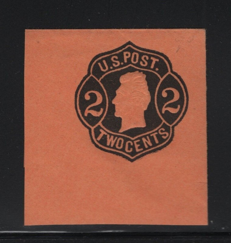 U52 XF unused full corner cut square with nice color cv $ 20 ! see pic !