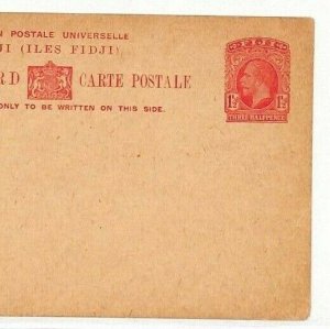 FIJI KGV Postal Stationery UPU Postcard Unused {samwells-covers}VV317