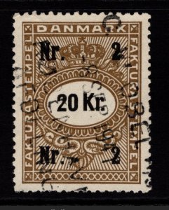 Denmark 1936 Cigar Revenues 20k Used Perf 12 - S36908