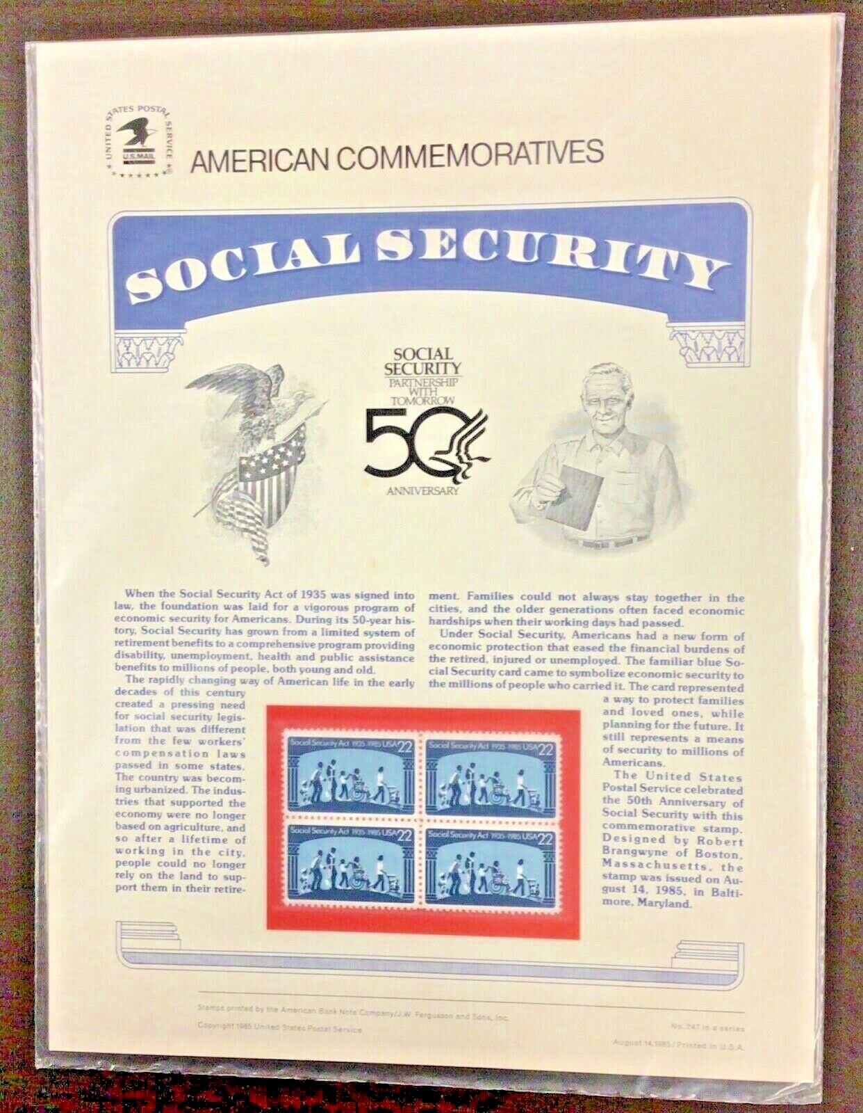 social security act poster