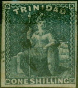 Trinidad 1859 1s Indigo SG29 Very Fine Used