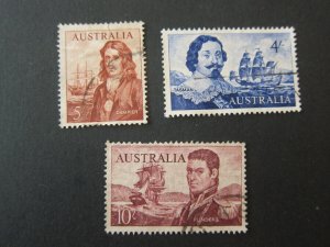 Australia 1963 Sc 374-75,377 FU