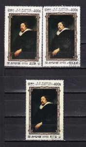 LI07 Korea 1978 The 400th Anniv of the Birth of Peter Paul Rubens used stamps