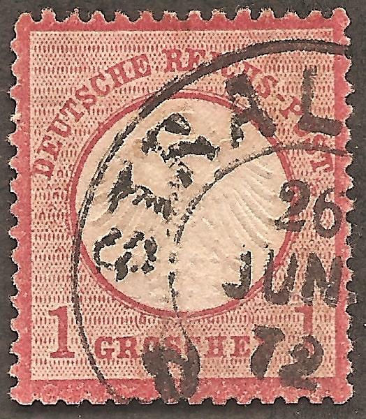 GERMANY Sc# 4 USED FVF Small Shield Imperial Eagle