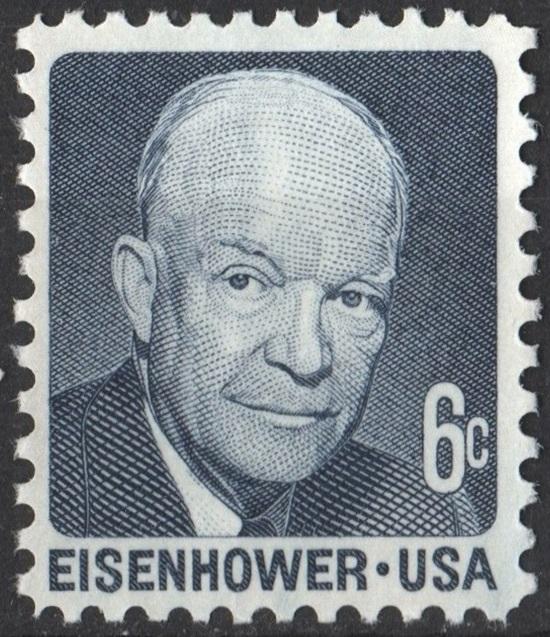 SC#1393 6¢ Eisenhower Issue: Dull Gum (1970) MNH