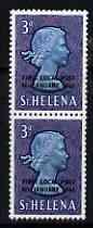 St Helena 1965 Local Post 3d (Lace background) unmounted ...