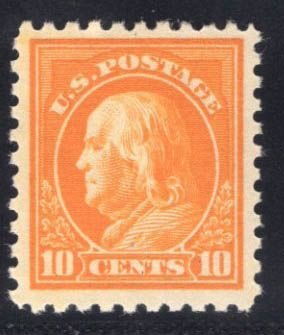 MOMEN: US STAMPS #433 10c P10 MINT OG H VF LOT #79458-10