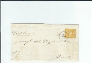 18XX, Ecuador, Sc #4 on a Partial Cover to Quito (44363)