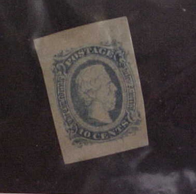 US CONFEDERATE STAMP #12 USED cat.25.00 FOUR MARGINS