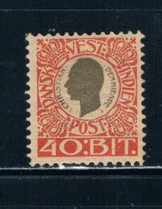 Danish West Indies 35 MLH King Christian IX  (D0031)