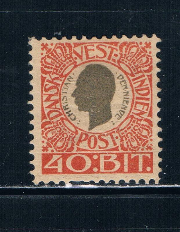 Danish West Indies 35 MLH King Christian IX  (D0031)