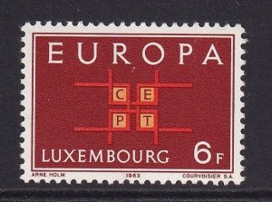 Luxembourg   #404  MNH  1963  Europa  6fr