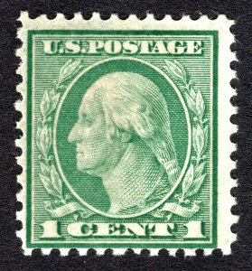 US 1921 1¢ Washington  11 x 11 perfs Waste Stamp #545 MH CV $170