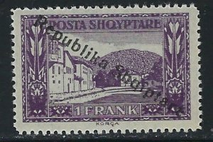 Albania 184 MNH 1925 overprint (fe4987)