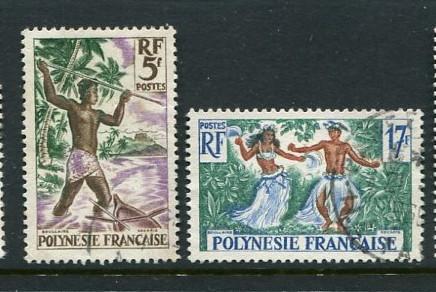 French Polynesia #193-4 Used