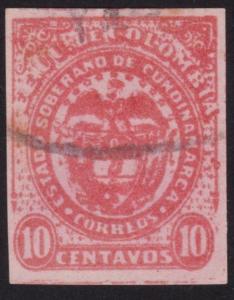 COLOMBIA - an old forgery of a classic stamp ..............................69084