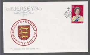 Jersey 1977,  £2 Queens Portrait  on FDC