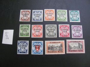 Germany  1939 MNH MI. 716-729 SET XF 220 EUROS (207)